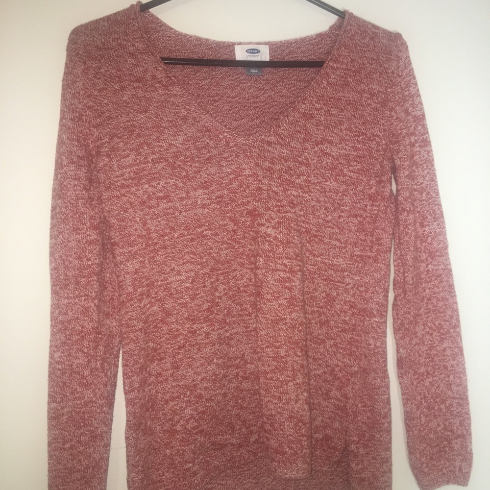 Cute pink-red sweater